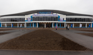 Оборудование Ramirent на открытии ледового дворца в Пскове